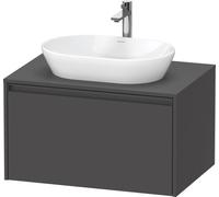 Duravit Ketho.2 bâti-support pour lavabo, 800x459x550mm, K24885049490000, K24885049490000, Colorazione: Grafite opaco Decor