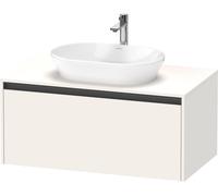 Duravit Ketho.2 bâti-support pour lavabo en console, 1000x459x550mm, 1 tiroir, K24886084840000, K24886084840000, Colorazione: Decoro bianco super opaco