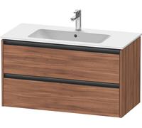 Duravit Ketho.2 mobile sottolavabo, 2 scomparti estraibili, K25264079790000, Ketho.2 [Mobili da Bagno > Mobili Lavabo]