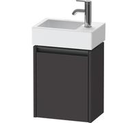 Duravit Ketho.2 meuble sous-lavabo, charnières à droite, 364x440x238mm, pour Vero Air 072438, K25071R80800000, K25071R80800000, Colorazione: grafite supermatt