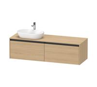 Duravit Ketho.2 mobile con top, 2 scomparti estraibili, K24889L30300000, Ketho.2 [Mobili da Bagno > Mobili Lavabo]