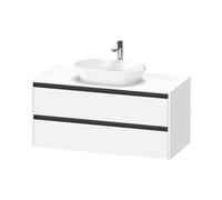 Duravit Ketho.2 bâti-support de lavabo sur console suspendu, 1200x568x550mm, 2 tiroirs, K24897018180000, K24897018180000, Colorazione: Bianco opaco Decor bianco opaco