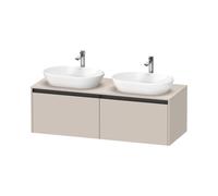 Duravit Ketho.2 mobile sottolavabo, 2 scomparti estraibili, K24888B91910000, Ketho.2 [Mobili da Bagno > Mobili Lavabo]