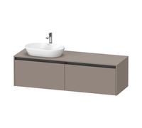 Duravit Ketho.2 mobile sottolavabo, 2 scomparti estraibili, K24889L43430000, Ketho.2 [Mobili da Bagno > Mobili Lavabo]