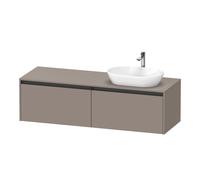 Duravit Ketho.2 mobile sottolavabo, 2 scomparti estraibili, K24889R43430000, Ketho.2 [Mobili da Bagno > Mobili Lavabo]