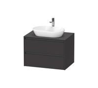 Duravit Ketho.2 bâti-support de lavabo sur console suspendu, 800x568x550mm, 2 tiroirs, K24895080800000, K24895080800000, Colorazione: Decoro grafite super opaco