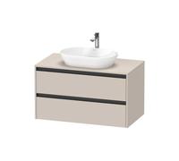 Duravit Ketho.2 mobile sottolavabo, 2 scomparti estraibili, K24896091910000, Ketho.2 [Mobili da Bagno > Mobili Lavabo]