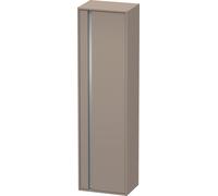 Duravit Ketho armoire haute, 500x1800x360 mm, 1 porte, charnières à droite, KT1265R4343, KT1265R4343, Colorazione: Basalto opaco decoro opaco