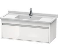 Duravit Ketho Meuble sous-lavabo suspendu 6665, 1 tiroir, 1000mm, pour Starck 3, KT666502222, KT666502222, Colorazione: Decoro bianco lucido