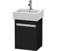 Duravit Ketho bâti-support de lavabo suspendu, 400x550x320 mm, 1 porte, charnières à droite, pour lave-mains Vero 070445, KT6630R1616, KT6630R1616, Colorazione: Rovere nero decorativo