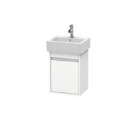 Duravit Ketho bâti-support de lavabo suspendu, 400x550x320 mm, 1 porte, charnières à droite, pour lave-mains Vero 070445, KT6630R1818, KT6630R1818, Colorazione: Bianco opaco Decor bianco opaco