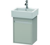 Duravit Ketho bâti-support de lavabo suspendu, 400x550x320 mm, 1 porte, charnières à droite, pour lave-mains Vero 070445, KT6630R0707, KT6630R0707, Colorazione: Decoro grigio cemento opaco