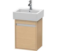 Duravit Ketho bâti-support de lavabo suspendu, 400x550x320 mm, 1 porte, charnières à gauche, pour lave-mains Vero 070445, KT6630L3030, KT6630L3030, Colorazione: Rovere naturale decorativo
