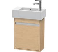 Duravit Ketho bâti-support de lavabo suspendu, 450x550x225 mm, 1 porte, charnières à gauche, pour lave-mains Vero 070350, KT6629R3030, KT6629R3030, Colorazione: Rovere naturale decorativo