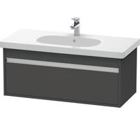 Duravit Ketho bâti-support lavabo suspendu, 1000x410x455 mm, 1 tiroir, pour D-Code, KT666804949, KT666804949, Colorazione: Grafite opaco Decor