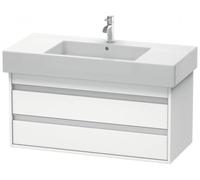 Duravit Ketho bâti-support lavabo suspendu, 1000x480x455 mm, 2 tiroirs, pour lavabos Vero 032910, KT664101818, KT664101818, Colorazione: Bianco opaco Decor bianco opaco