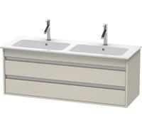 Duravit Ketho bâti-support lavabo suspendu, 1270x480x475 mm, 2 tiroirs, pour ME by Starck 233613, KT643209191, KT643209191, Colorazione: Decoro taupe opaco