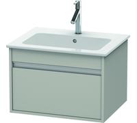 Duravit Ketho bâti-support lavabo suspendu, 600x410x475 mm, 1 tiroir, pour ME by Starck 233663, KT641800707, KT641800707, Colorazione: Decoro grigio cemento opaco