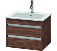 Duravit Ketho bâti-support lavabo suspendu, 600x480x475 mm, 2 tiroirs, pour ME by Starck 233663, KT642802121, KT642802121, Colorazione: Decoro noce scuro