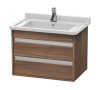 Duravit Ketho bâti-support lavabo suspendu, 650x480x455 mm, 2 tiroirs, pour Starck 3 030470, KT664307979, KT664307979, Colorazione: Decorazione naturale in noce