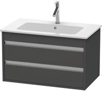 Duravit Ketho bâti-support lavabo suspendu, 800x480x475 mm, 2 tiroirs, pour ME by Starck 233683, KT642904949, KT642904949, Colorazione: Grafite opaco Decor