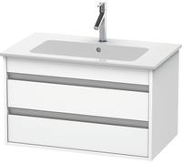 Duravit Ketho bâti-support lavabo suspendu, 800x480x475 mm, 2 tiroirs, pour ME by Starck 233683, KT642901818, KT642901818, Colorazione: Bianco opaco Decor bianco opaco