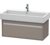 Duravit Ketho bâti-support lavabo suspendu, 950x410x440 mm, 1 tiroir, pour lavabos Vero 045410, KT668804343, KT668804343, Colorazione: Basalto opaco decoro opaco
