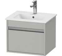 Duravit Ketho bâti-support lavabo suspendu, Compact, 500x410x412 mm, 1 tiroir, pour ME by Starck 233653, KT640400707, KT640400707, Colorazione: Decoro grigio cemento opaco