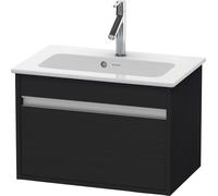 Duravit Ketho bâti-support lavabo suspendu, Compact, 600x410x385 mm, 1 tiroir, pour ME by Starck 234263, KT642201616, KT642201616, Colorazione: Rovere nero decorativo