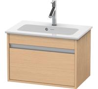 Duravit Ketho bâti-support lavabo suspendu, Compact, 600x410x385 mm, 1 tiroir, pour ME by Starck 234263, KT642203030, KT642203030, Colorazione: Rovere naturale decorativo