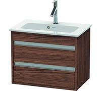 Duravit Ketho bâti-support lavabo suspendu, Compact, 600x480x385 mm, 2 tiroirs, pour ME by Starck 234263, KT645202121, KT645202121, Colorazione: Decoro noce scuro