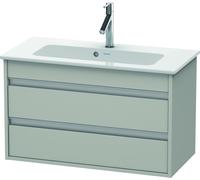 Duravit Ketho bâti-support lavabo suspendu, Compact, 800x480x385 mm, 2 tiroirs, pour ME by Starck 234283, KT645300707, KT645300707, Colorazione: Decoro grigio cemento opaco