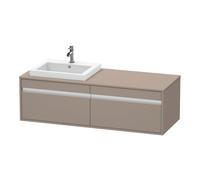 Duravit Ketho mobile sottolavabo, 2 scomparti estraibili, KT6797L4343, Ketho [Mobili da Bagno > Mobili Lavabo]