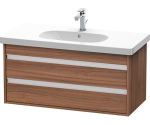 Duravit Ketho meuble sous-lavabo suspendu, 1000x480x455 mm, 2 tiroirs, pour D-Code, KT664807979, KT664807979, Colorazione: Decorazione naturale in noce