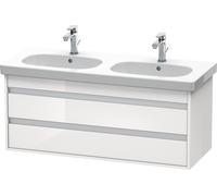 Duravit Ketho meuble sous-lavabo suspendu, 1150x480x455 mm, 2 tiroirs, pour D-Code, KT664902222, KT664902222, Colorazione: Decoro bianco lucido