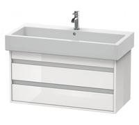 Duravit Ketho Meuble sous-lavabo suspendu 6638, 2 tiroirs, 950mm, pour Vero, KT663802222, KT663802222, Colorazione: Decoro bianco lucido