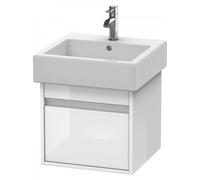 Duravit Ketho Meuble sous-lavabo suspendu 6685, 1 tiroir, 450mm, pour Vero, KT668502222, KT668502222, Colorazione: Decoro bianco lucido