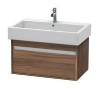 Duravit Ketho Meuble sous-lavabo suspendu 6687, 1 tiroir, 750mm, pour Vero, KT668707979, KT668707979, Colorazione: Decorazione naturale in noce