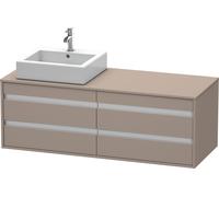 Duravit Ketho mobile sottolavabo, 4 scomparti estraibili, KT6657L4343, Ketho [Mobili da Bagno > Mobili Lavabo]