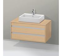 Duravit Ketho mobile con top, 2 scomparti estraibili, KT665503030, Ketho [Mobili da Bagno > Mobili Lavabo]