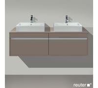 Duravit Ketho mobile con top, 2 scomparti estraibili, KT6697B4343, Ketho [Mobili da Bagno > Mobili Lavabo]