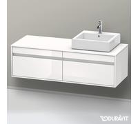 Duravit Ketho mobile con top, 2 scomparti estraibili, KT6697R2222, Ketho [Mobili da Bagno > Mobili Lavabo]