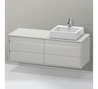 Duravit Ketho mobile con top, 4 scomparti estraibili, KT6657R0707, Ketho [Mobili da Bagno > Mobili Lavabo]