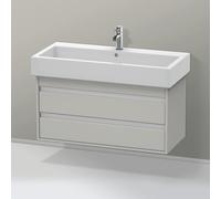 Duravit Ketho mobile sottolavabo, 2 scomparti estraibili, KT663800707, Ketho [Mobili da Bagno > Mobili Lavabo]