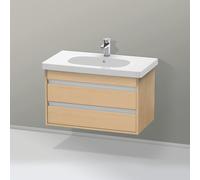 Duravit Ketho mobile sottolavabo, 2 scomparti estraibili, KT664703030, Ketho [Mobili da Bagno > Mobili Lavabo]