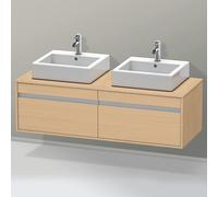 Duravit Ketho mobile sottolavabo, 2 scomparti estraibili, KT6697B3030, Ketho [Mobili da Bagno > Mobili Lavabo]