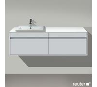 Duravit Ketho mobile sottolavabo, 2 scomparti estraibili, KT6797L1818, Ketho [Mobili da Bagno > Mobili Lavabo]