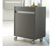 Duravit Ketho mobiletto con rotelle, 1 anta, KT2530L4343, Ketho [Mobili da Bagno > Mobili Complementari]