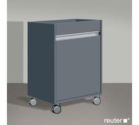 Duravit Ketho mobiletto con rotelle, 1 anta, KT2530L4949, Ketho [Mobili da Bagno > Mobili Complementari]