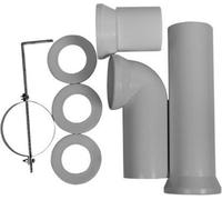 Set di collegamento Duravit Vario per WC con uscita Vario, con eccentrico incluso